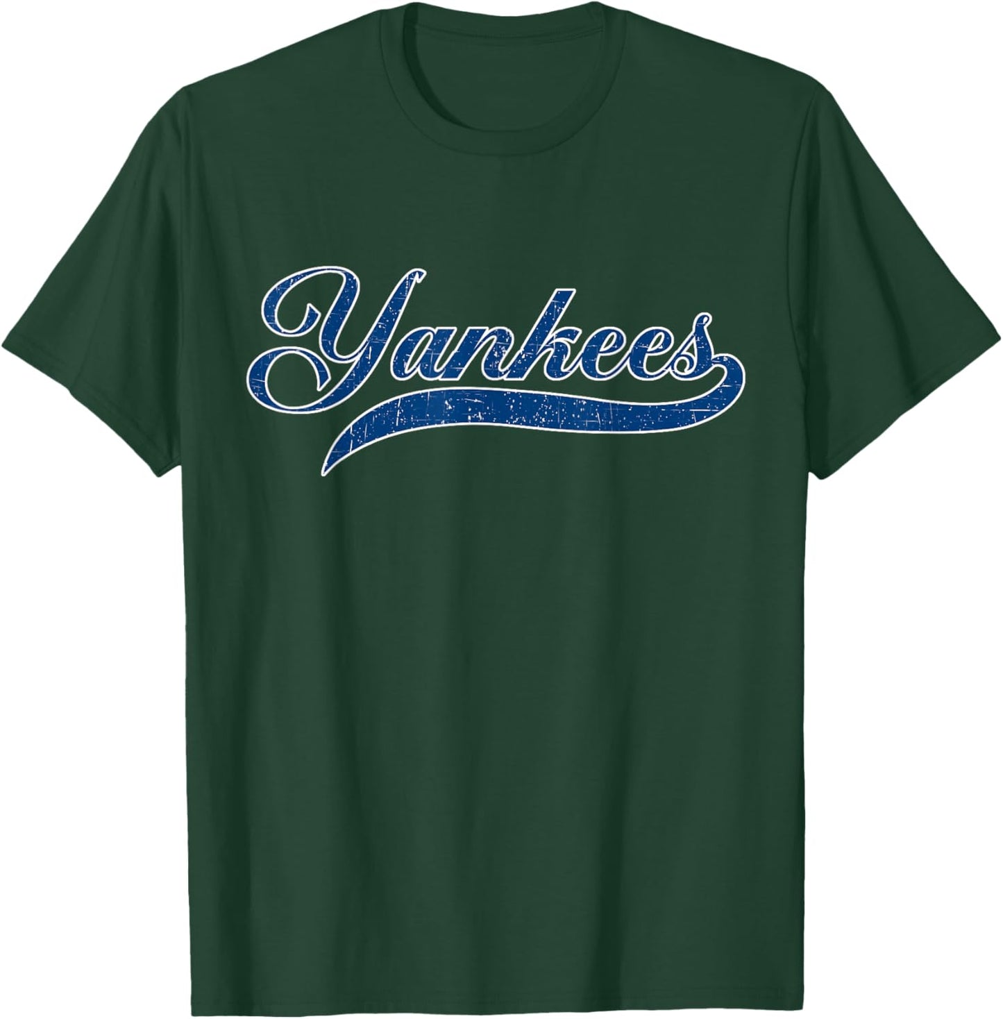 Yankees Vintage Retro Style, Classic 70s & 80s Yankees T-Shirt - T-Shirt | Forest