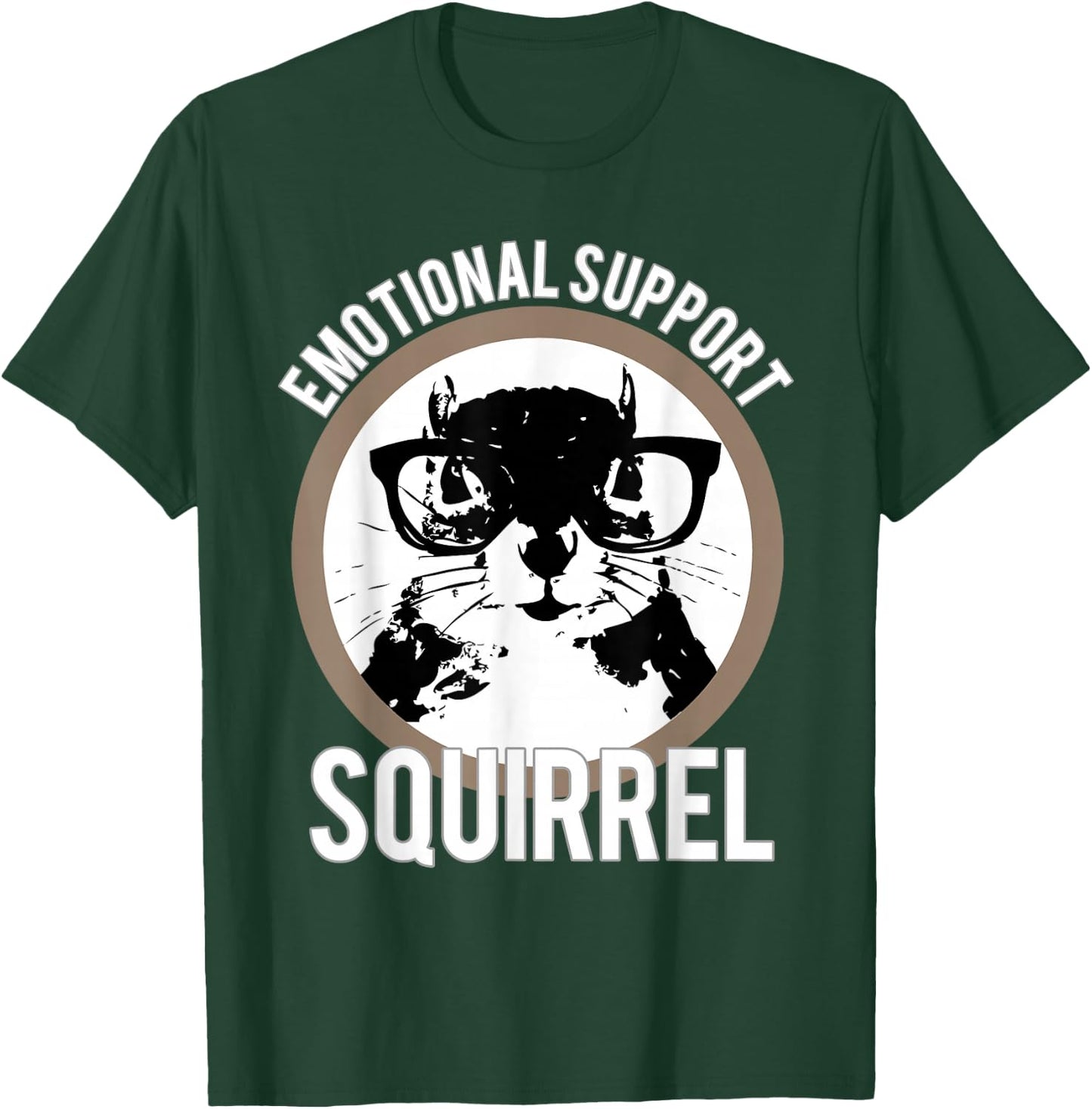 Emotional Support Squirrel - Squirrel Shirt T-Shirt - T-Shirt | Forest