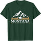 Rugged Montana Mountain Bear Outdoor Hiking Adventure T-Shirt - T-Shirt | Forest