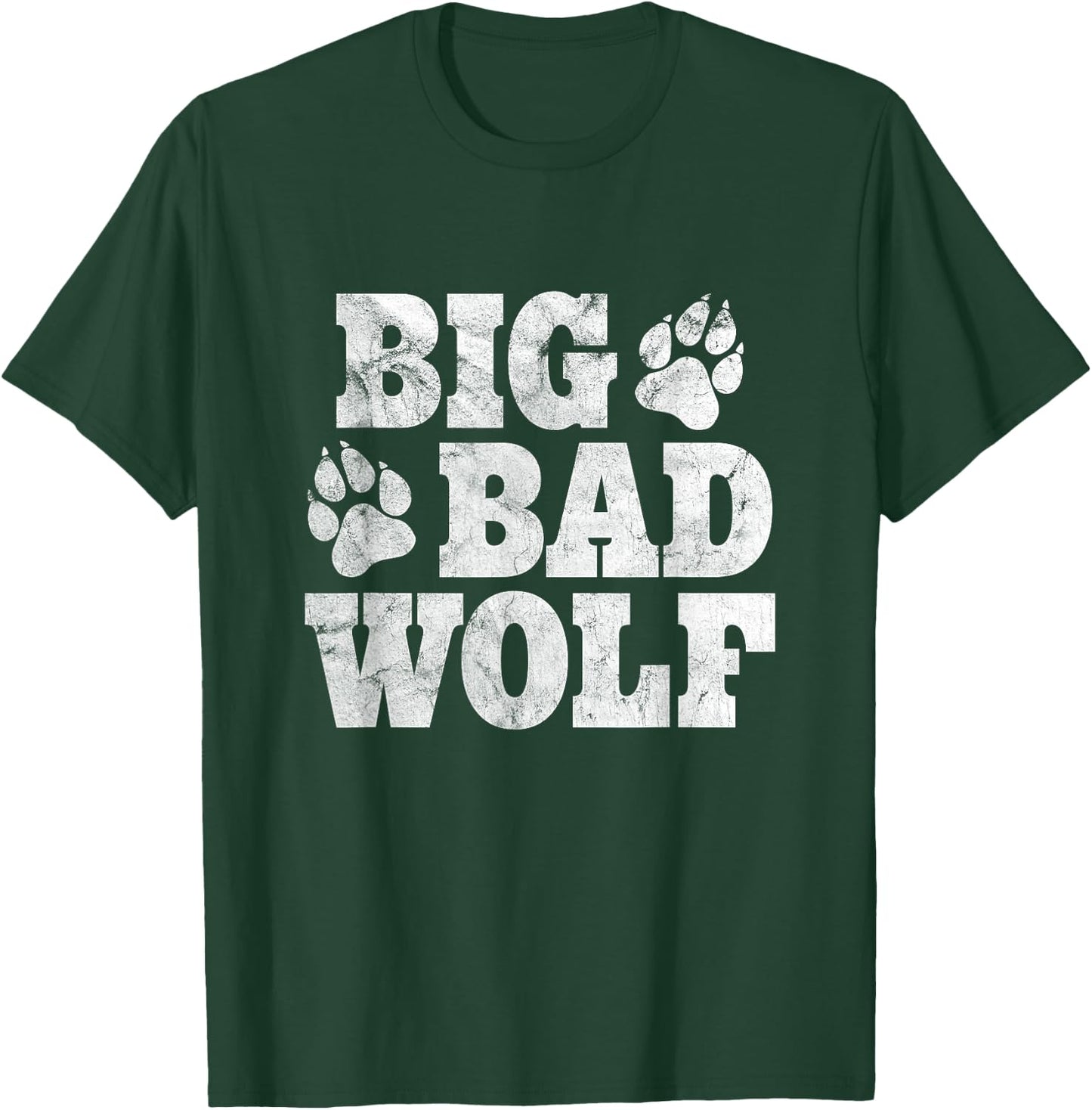Big Bad Wolf Shirt Halloween Costume Outfit Girls Boys Gift T-Shirt - T-Shirt | Forest