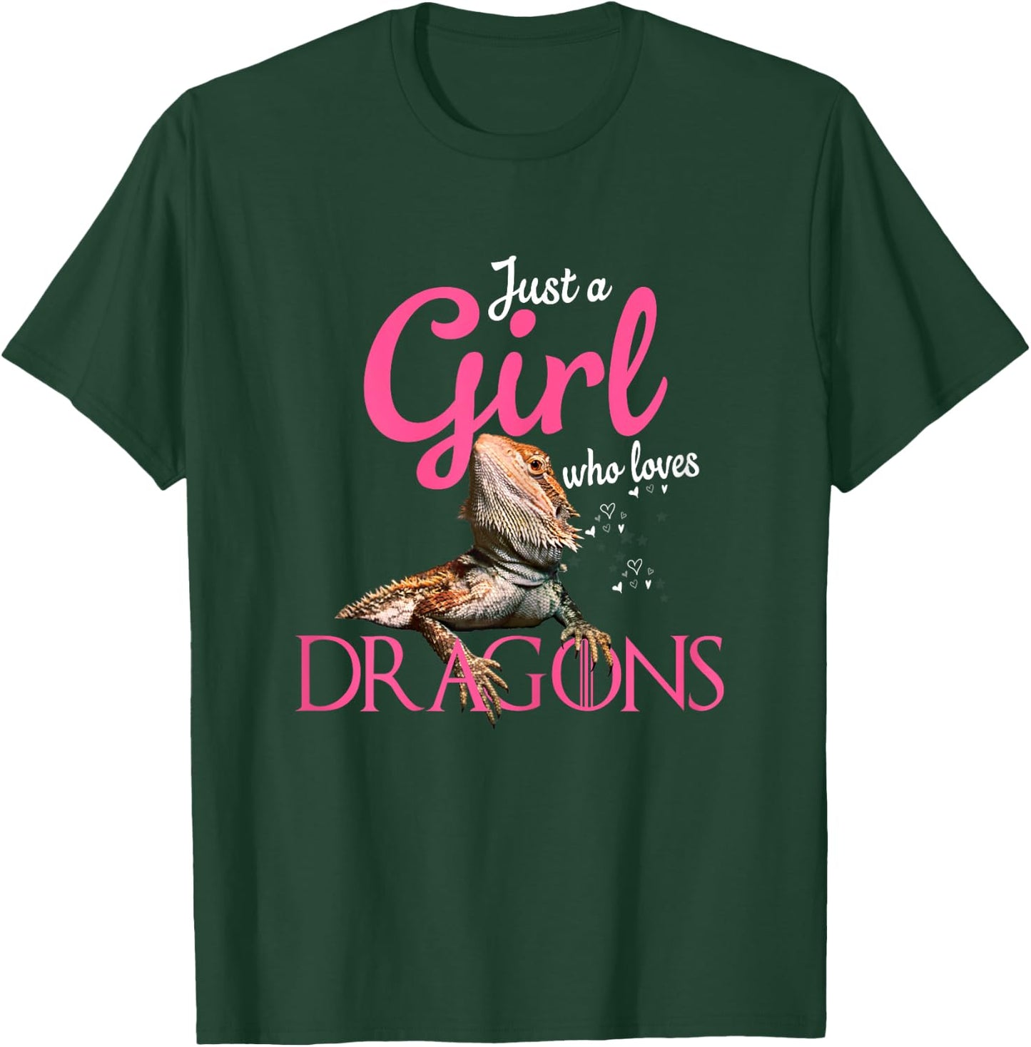 Bearded Dragon shirt - Just a girl who loves bearded dragon T-Shirt - T-Shirt | Forest
