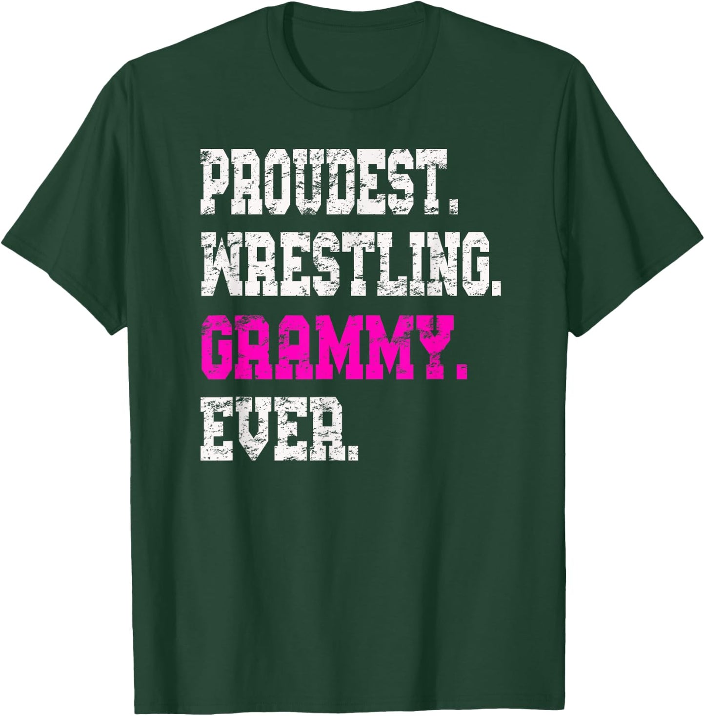 Custom Wrestling Grammy , Best Grammy Ever Gift T-Shirt - T-Shirt | Forest