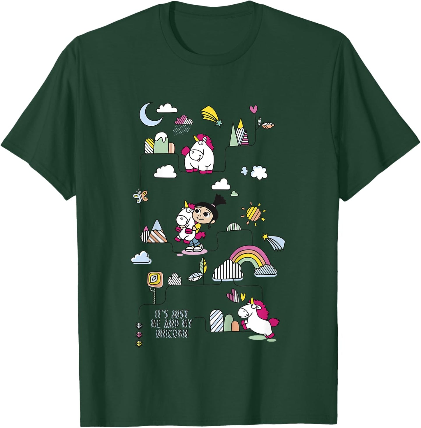 Despicable Me Minions Me And My Unicorn Graphic T-Shirt - T-Shirt | Forest