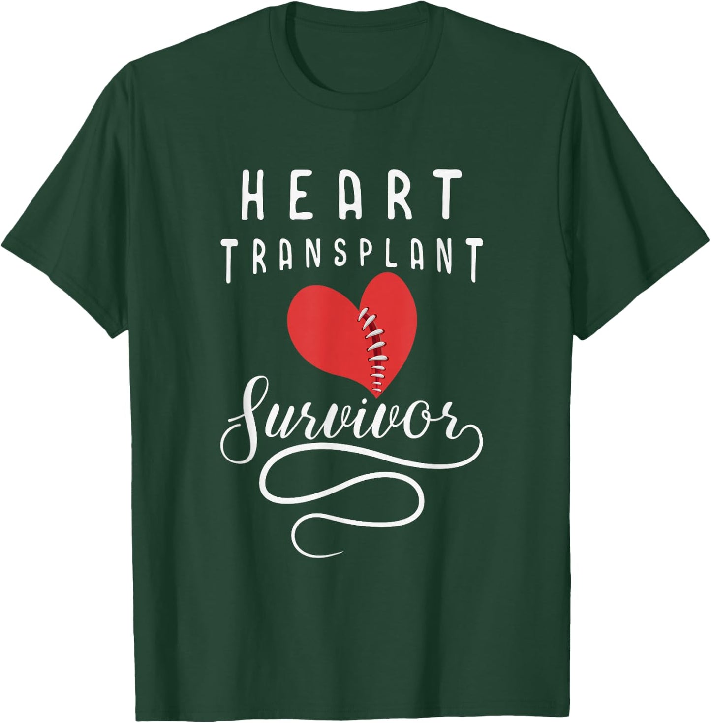 Heart Transplant Recovery Survivor Gift Survivor T-Shirt - T-Shirt | Forest