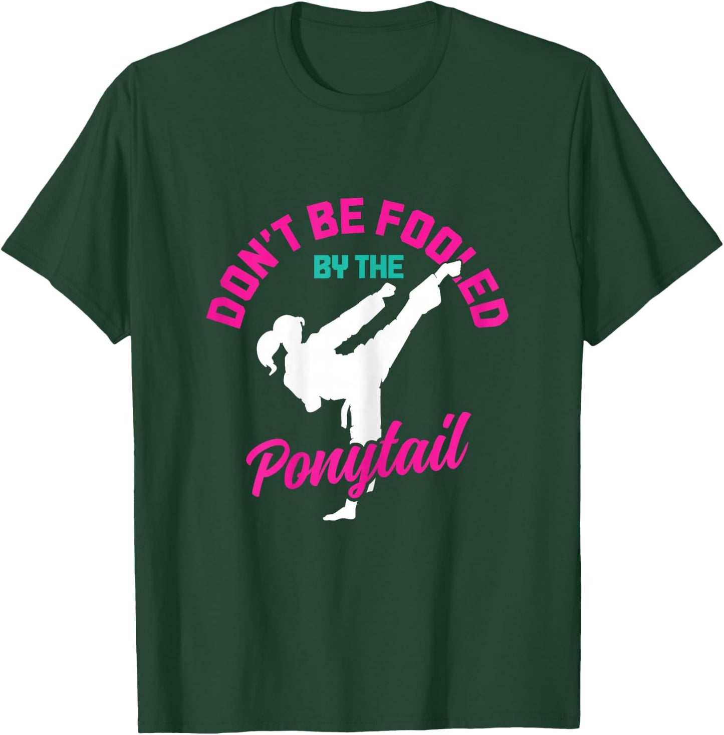 Taekwondo Girl Karate Martial Arts Fighting MMA T-Shirt - T-Shirt | Forest