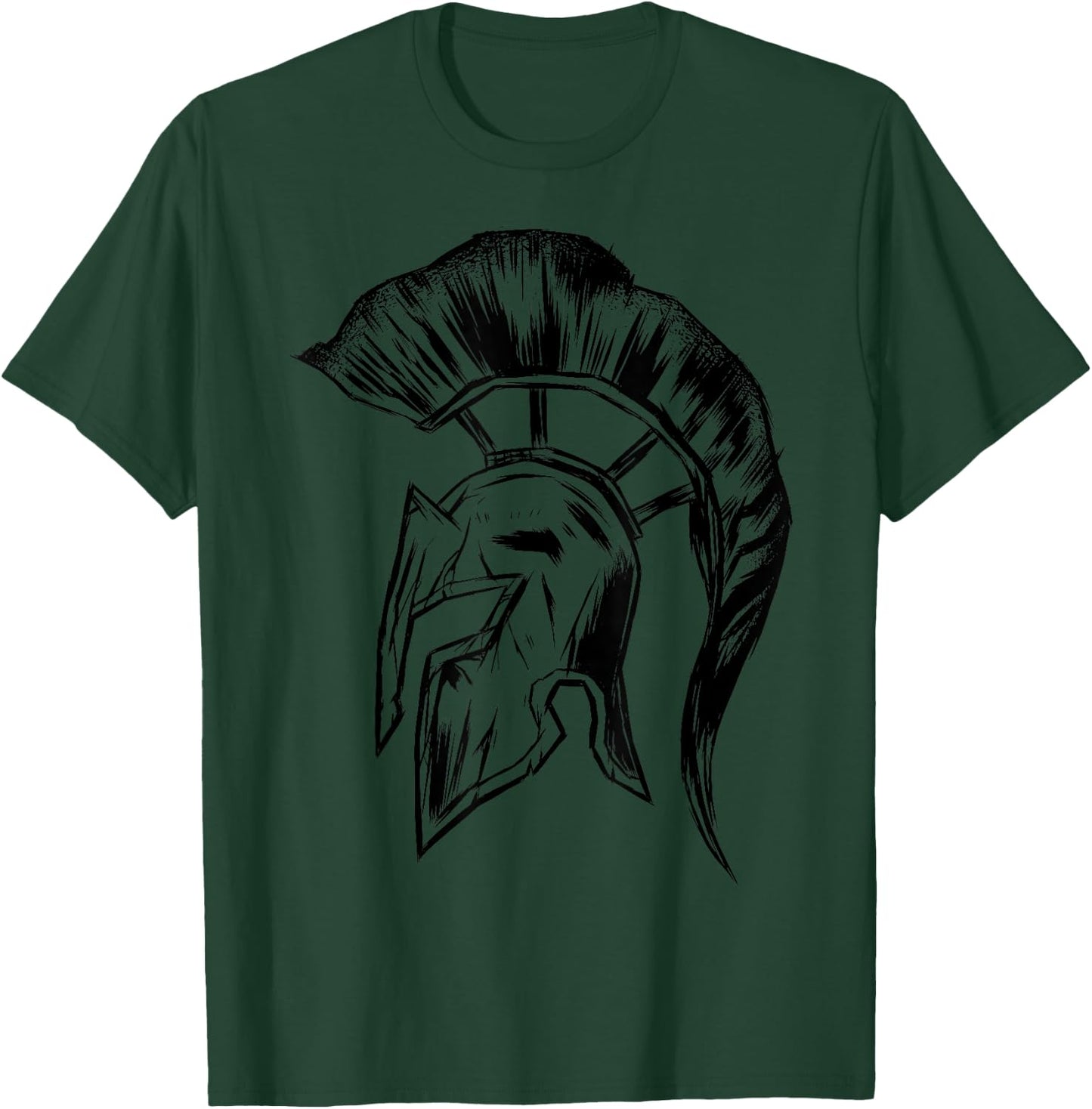 Spartan Helmet Warrior Trojan Warrior women T-Shirt - T-Shirt | Forest
