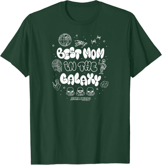 Star Wars - Best Mom In The Galaxy T-Shirt - T-Shirt | Forest