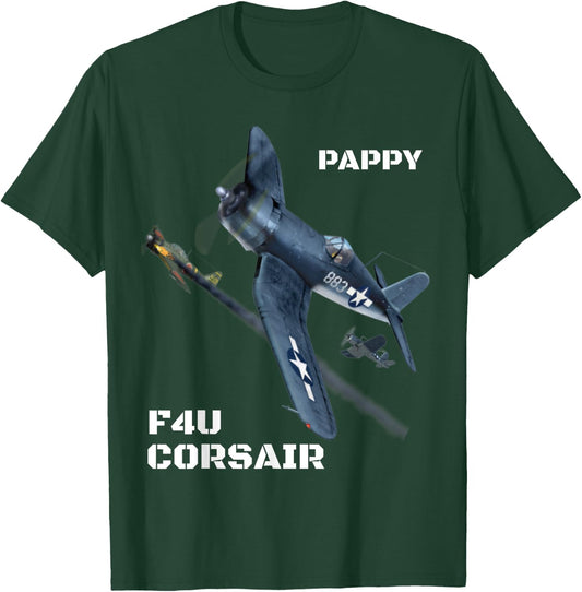 A great F4U Corsair fighter plane, Aviation . T-Shirt - T-Shirt | Forest