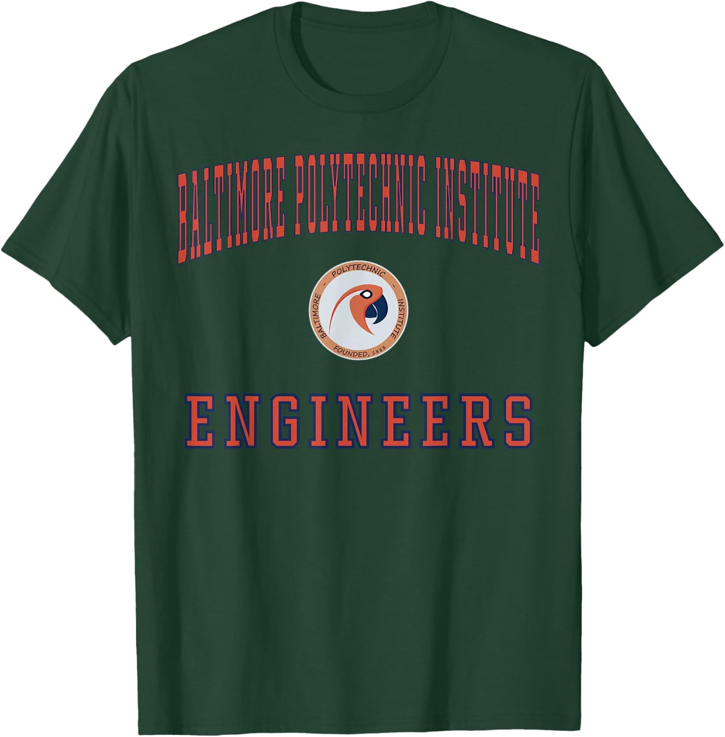 Baltimore Polytechnic Institute Engineers C1 T-Shirt - T-Shirt | Forest