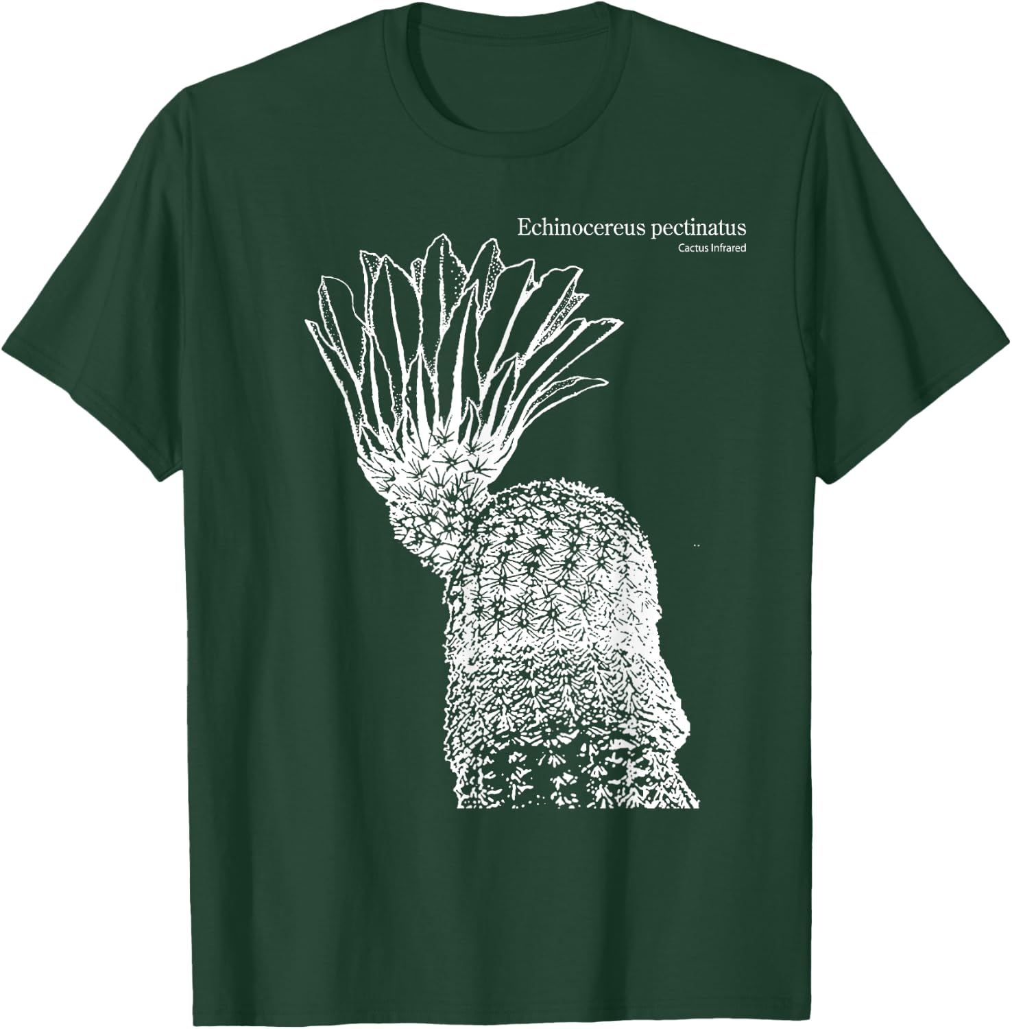 Echinocereus pectinatus Cactus Infrared succulent nature T-Shirt - T-Shirt | Forest