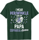 I Wear Periwinkle For My Papa Esophageal Cancer Shirt T-Shirt - T-Shirt | Forest