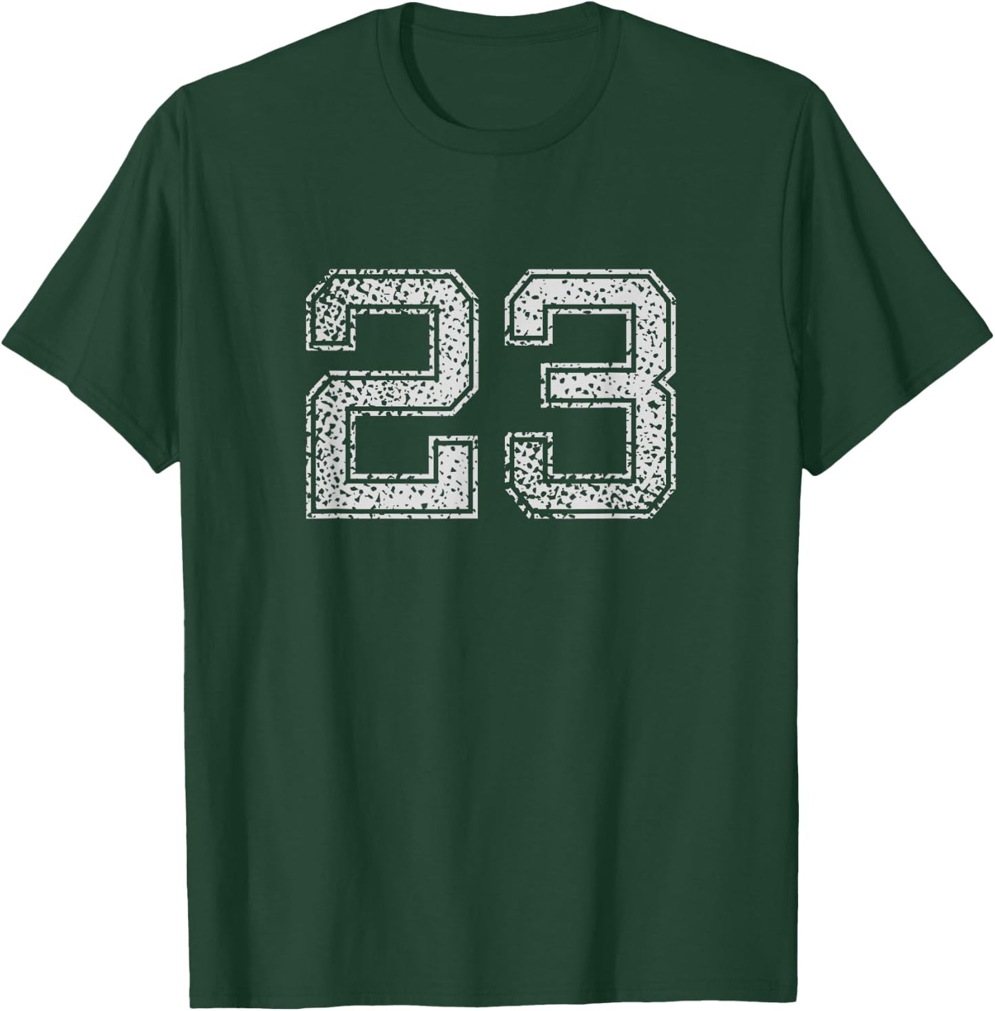 Number # 23 Numbered retro Style Birthday T-Shirt - T-Shirt | Forest