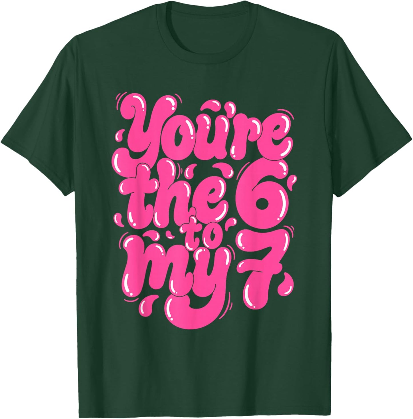 You're The 6 to My 7 Funny Pink Valentine's 67 Meme Youth T-Shirt - T-Shirt | Forest