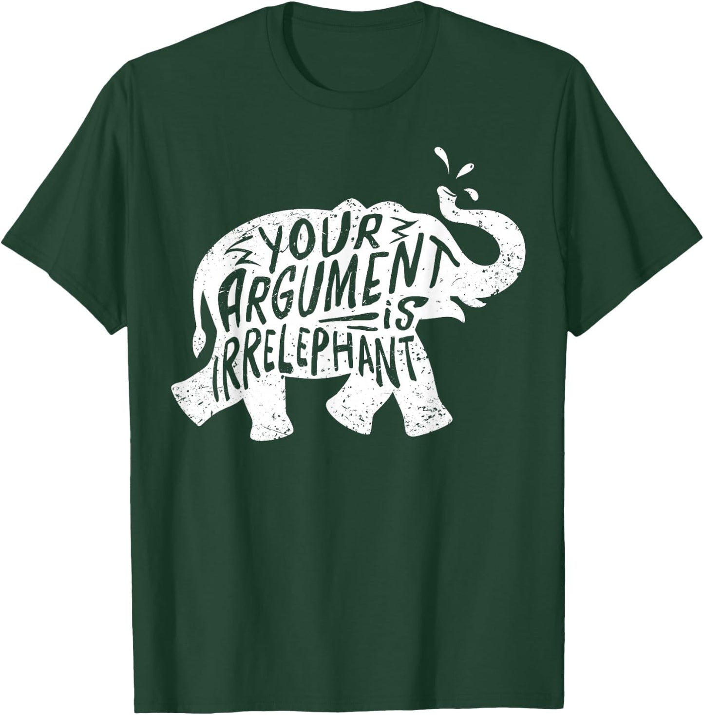 Funny Elephant Irrelephant Pun for Pun Lovers T-Shirt - T-Shirt | Forest