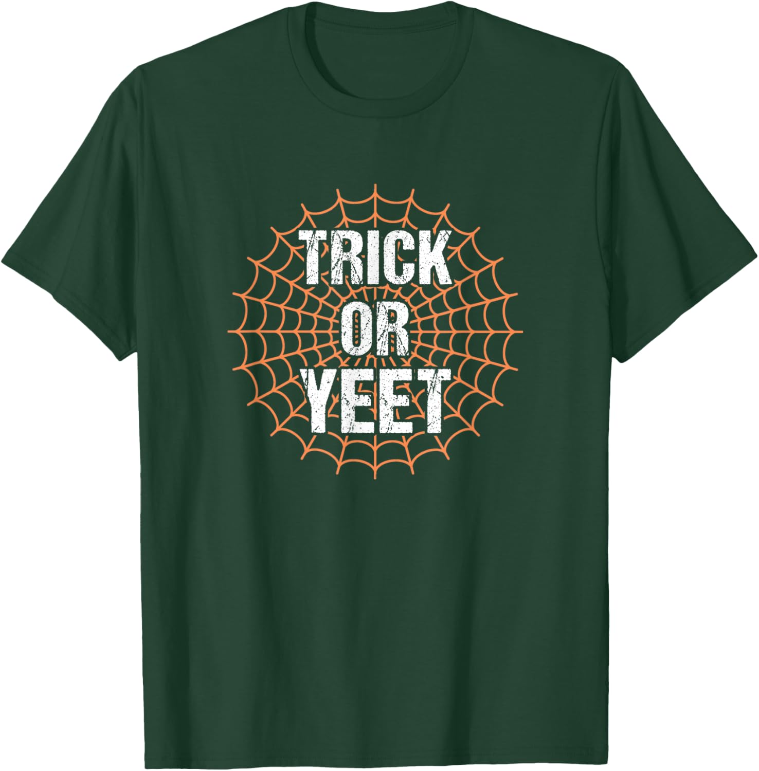 Trick or Yeet Funny Slang Meme Halloween Costume Teens Kids T-Shirt - T-Shirt | Forest
