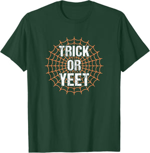 Trick or Yeet Funny Slang Meme Halloween Costume Teens Kids T-Shirt - T-Shirt | Forest