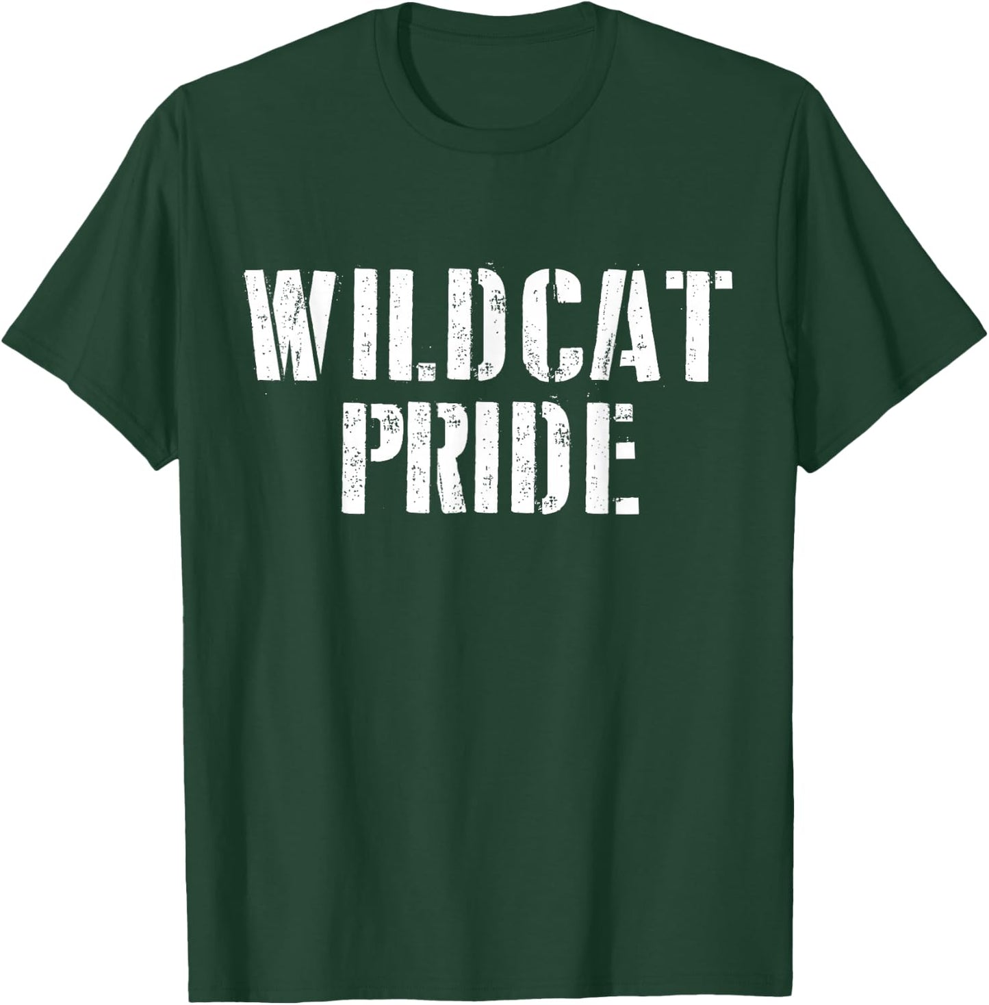 Sports Fan School Spirit | Wildcat Pride T-Shirt - T-Shirt | Forest
