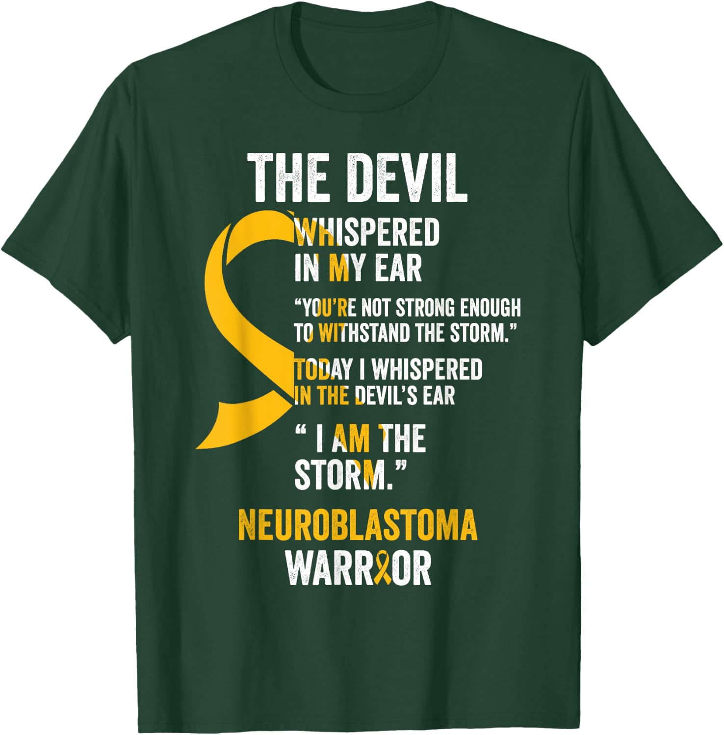 Neuroblastoma Awareness Ribbon T Shirts T-Shirt - T-Shirt | Forest