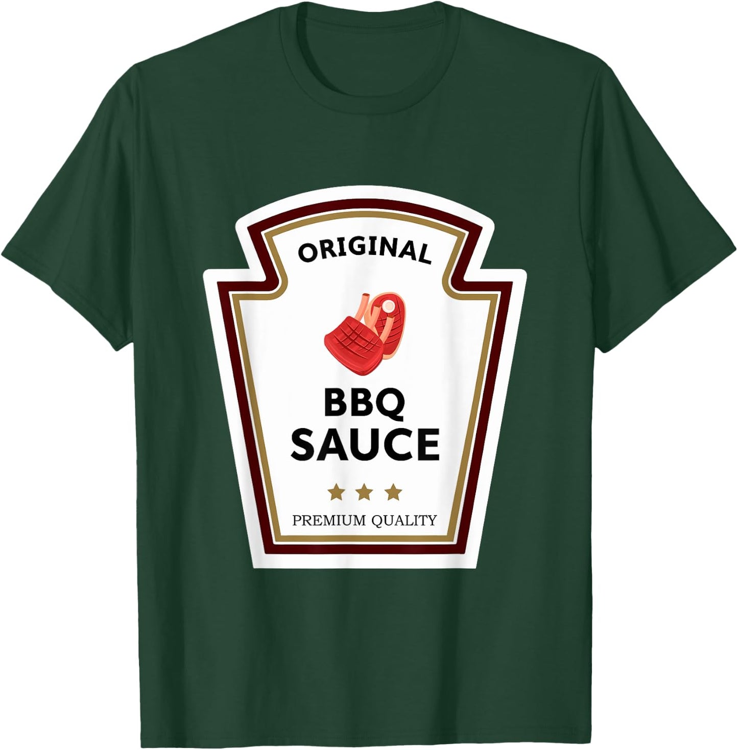 Original BBQ Sauce Condiment Group Costume T-Shirt - T-Shirt | Forest