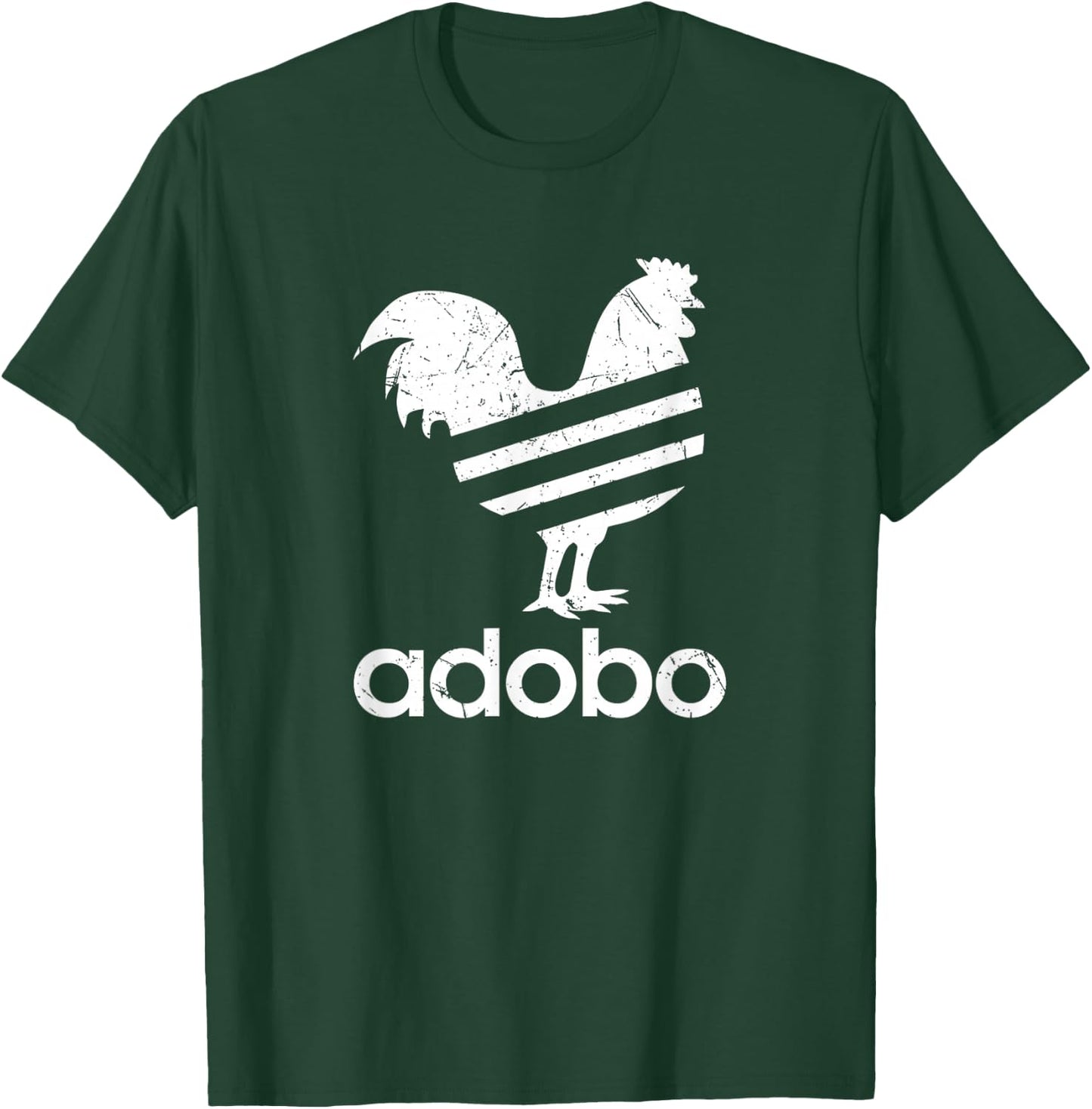 Adobo T Shirt - Distressed Graphic T-Shirt - T-Shirt | Forest