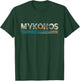 Mykonos Greek Greece Travel Vacation I Love Greece T-Shirt - T-Shirt | Forest