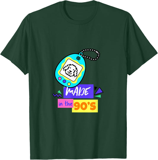 Made In The 90S - Nostalgic tamagotchi T-Shirt - T-Shirt | Forest