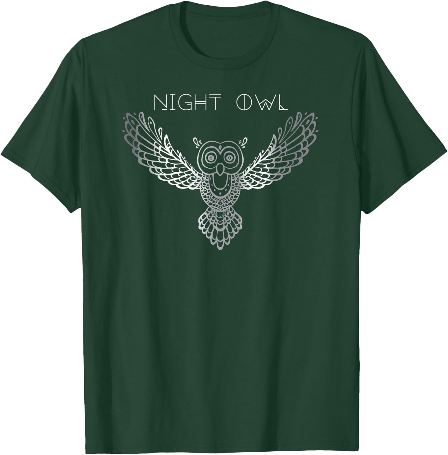 Night Owl Graphic T-Shirt - T-Shirt | Forest