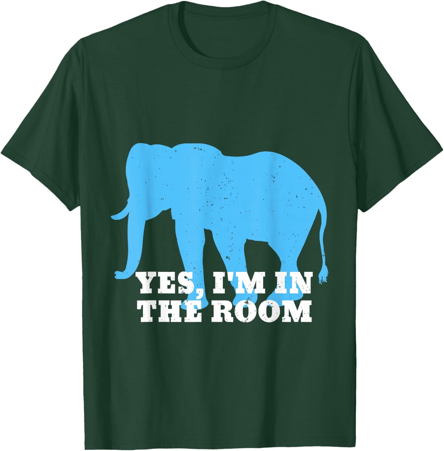 Funny Elephant Shirt Elephant In The Room Animal Lover Shirt T-Shirt - T-Shirt | Forest