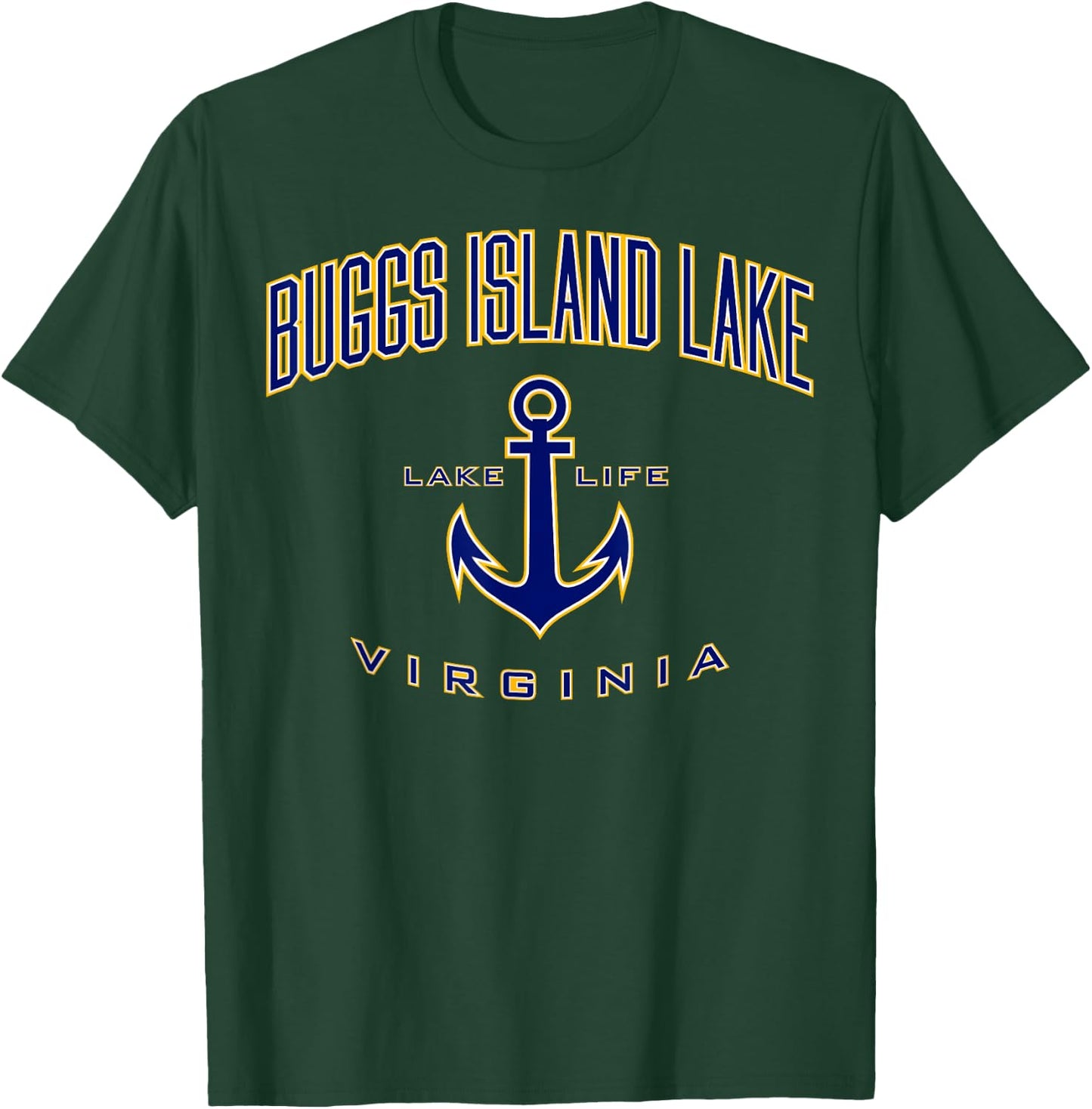Buggs Island Lake VA Shirt , Men, Girls & Boys T-Shirt - T-Shirt | Forest