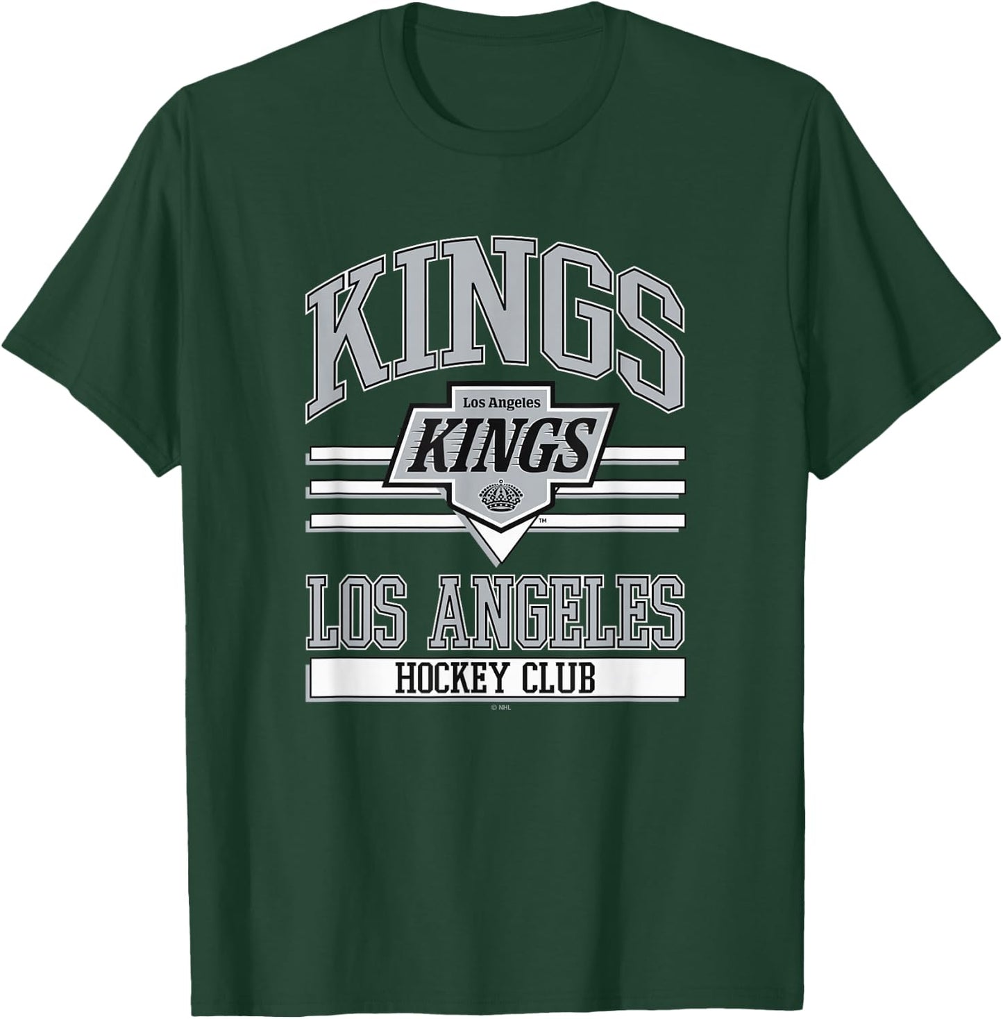 Los Angeles Kings Hockey Club Dark Heather T-Shirt - T-Shirt | Forest
