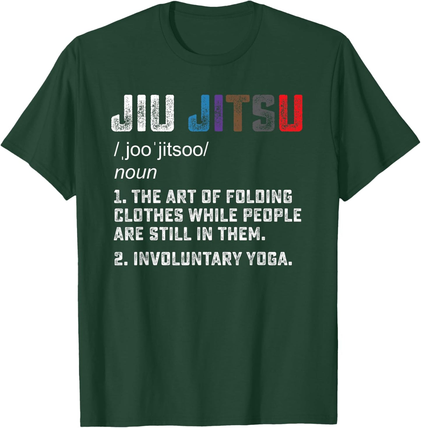Jiu jitsu Funny definition BJJ or MMA grappler T-Shirt - T-Shirt | Forest