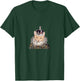 Tudor Cat With Crown Shirt Men Women Girls Kids T-Shirt - T-Shirt | Forest