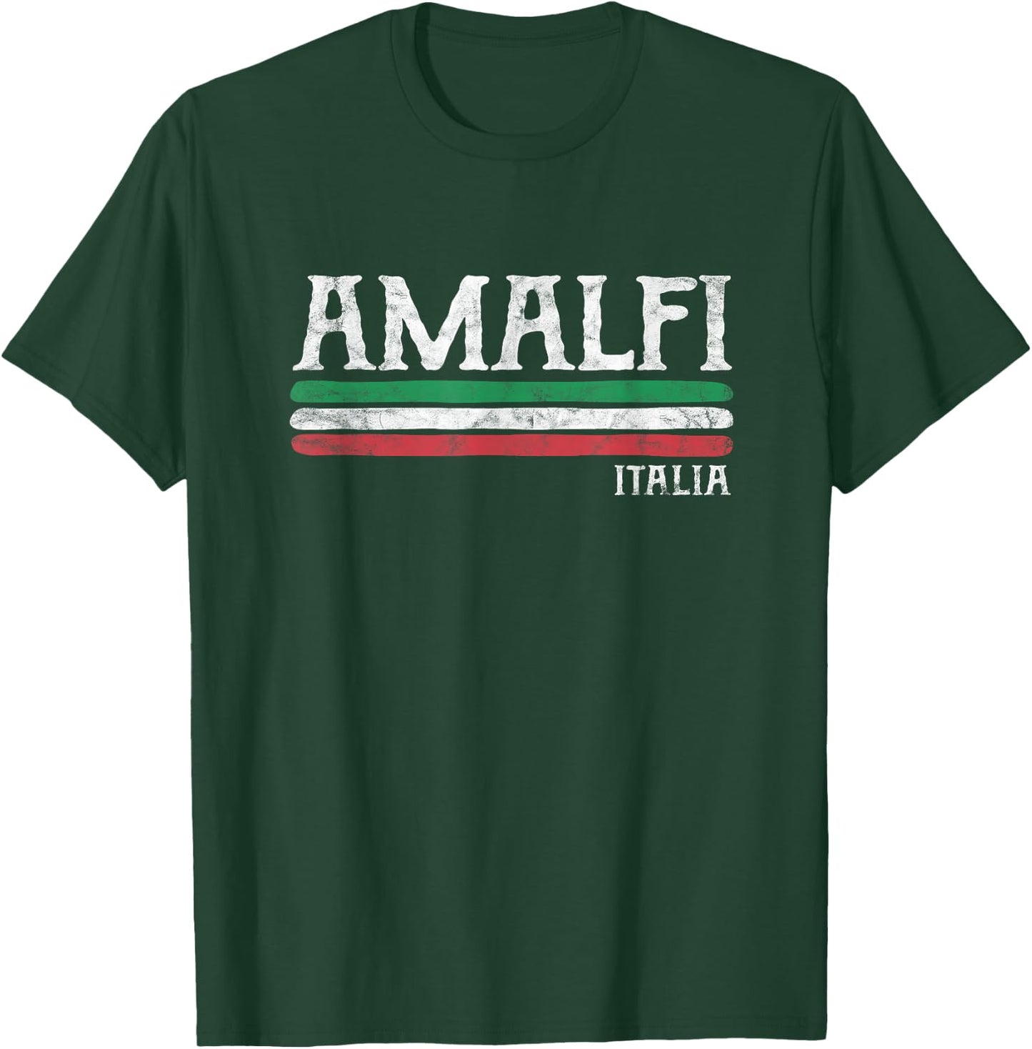 Amalfi Coast Italia Gift Italian Souvenir Italy Merchandise T-Shirt - T-Shirt | Forest