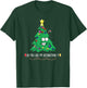 Do You Like My Decorations -Adults Black Small Christmas Tree Lights T-Shirt - T-Shirt | Forest