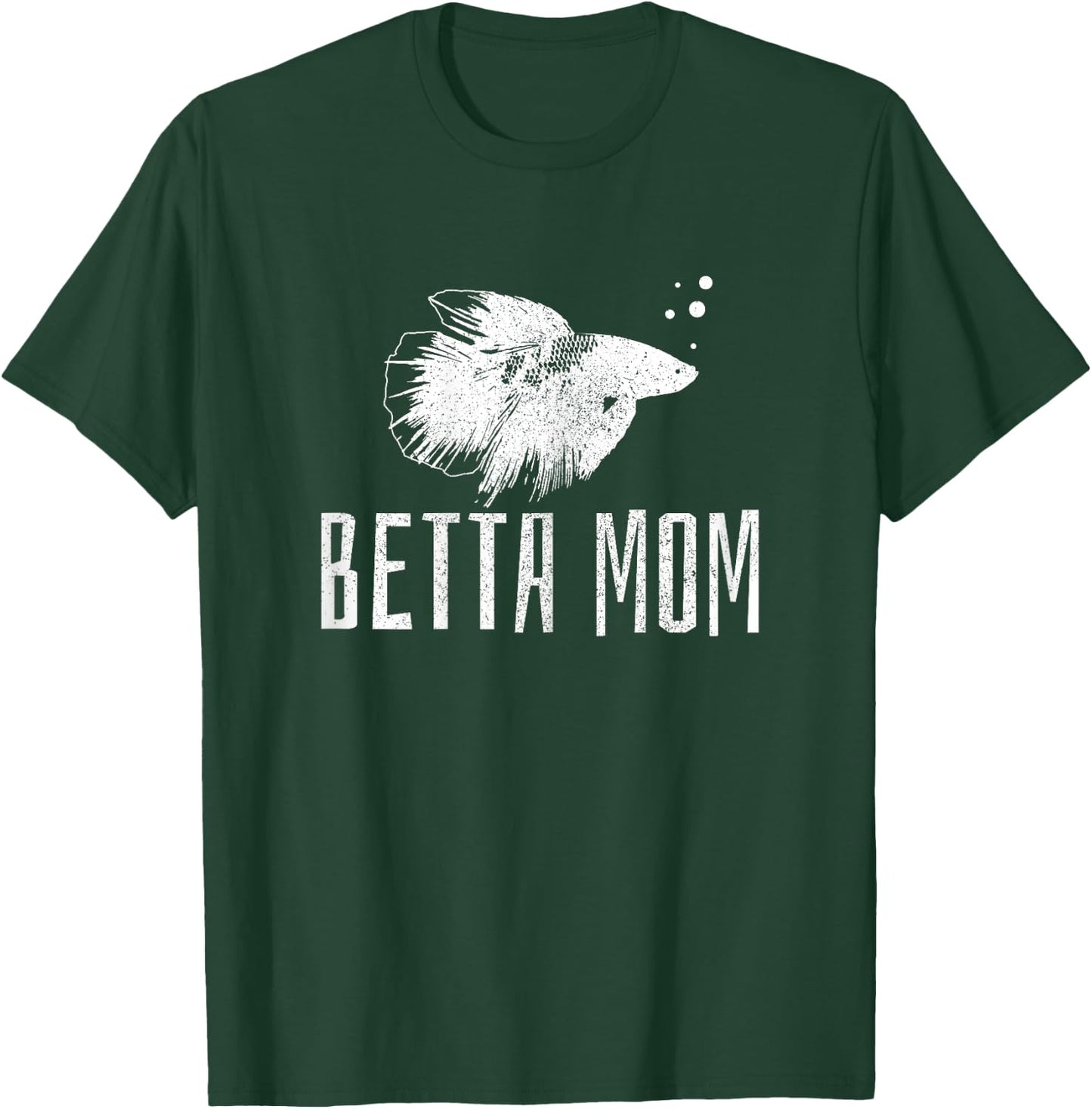 Betta Mom Shirt - Betta Splendens Fish Aquarium Gift T-Shirt - T-Shirt | Forest