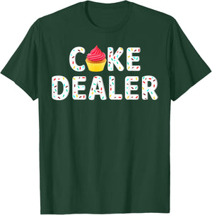 Cake Dealer Baking Cupcakes Cake Frosting Whisking T-Shirt - T-Shirt | Forest