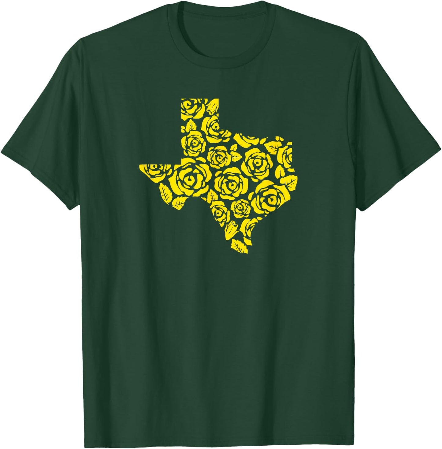 The Yellow Rose of Texas Pattern Shirt T-Shirt - T-Shirt | Forest