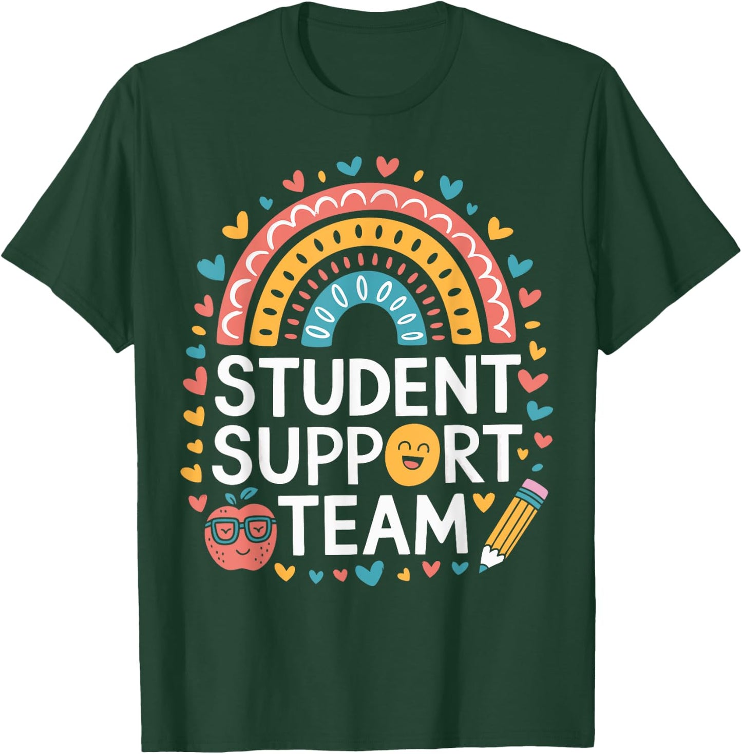 Intervention Teacher Student Support Team Intervention T-Shirt - T-Shirt | Forest