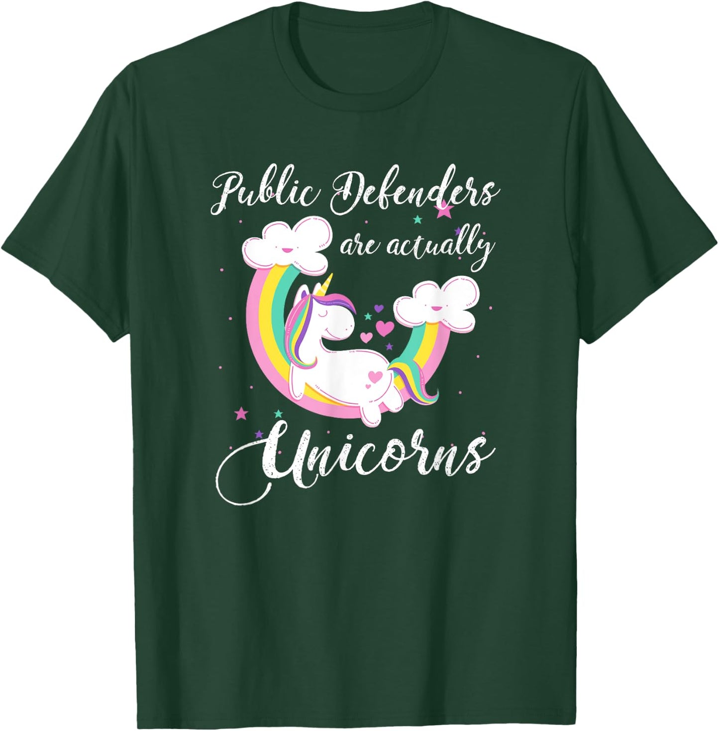 Public Defenders Are Actually Unicorns Shirt T-Shirt - T-Shirt | Forest