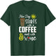Her Day Starts With Coffee And Ends With Wine T-Shirt - T-Shirt | Forest