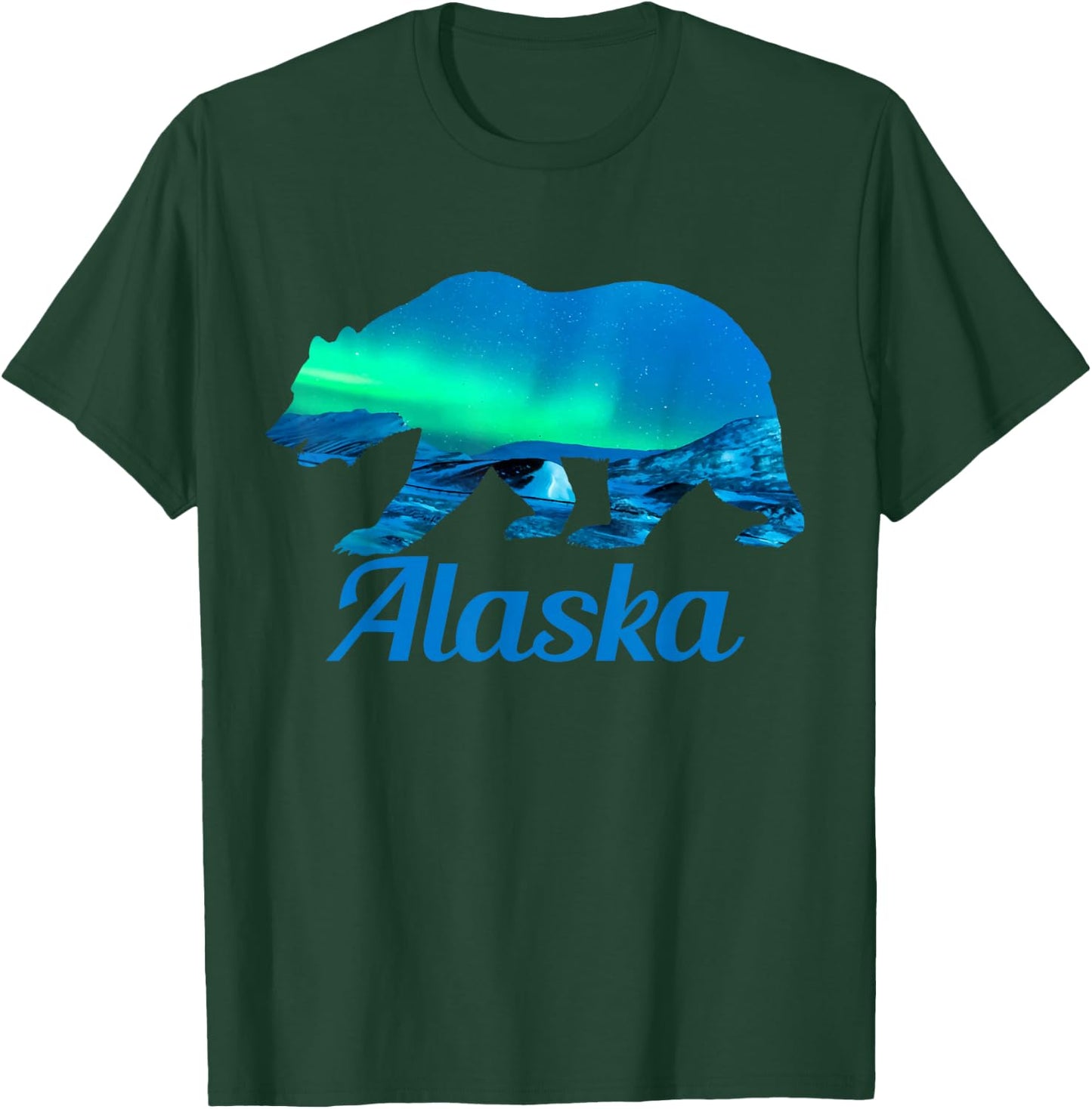 Alaska Grizzly Polar Bear Arctic Nature Winter T-Shirt - T-Shirt | Forest
