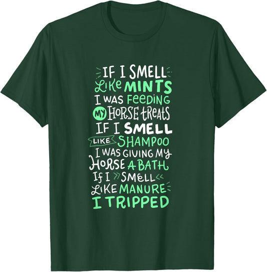 Funny Horse Gifts, Horse Lover Ladies Equestrian T-Shirt - T-Shirt | Forest