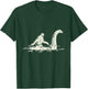 Bigfoot Sasquatch Riding The Loch Ness Monster Funny,Short Sleeve T-Shirt - T-Shirt | Forest