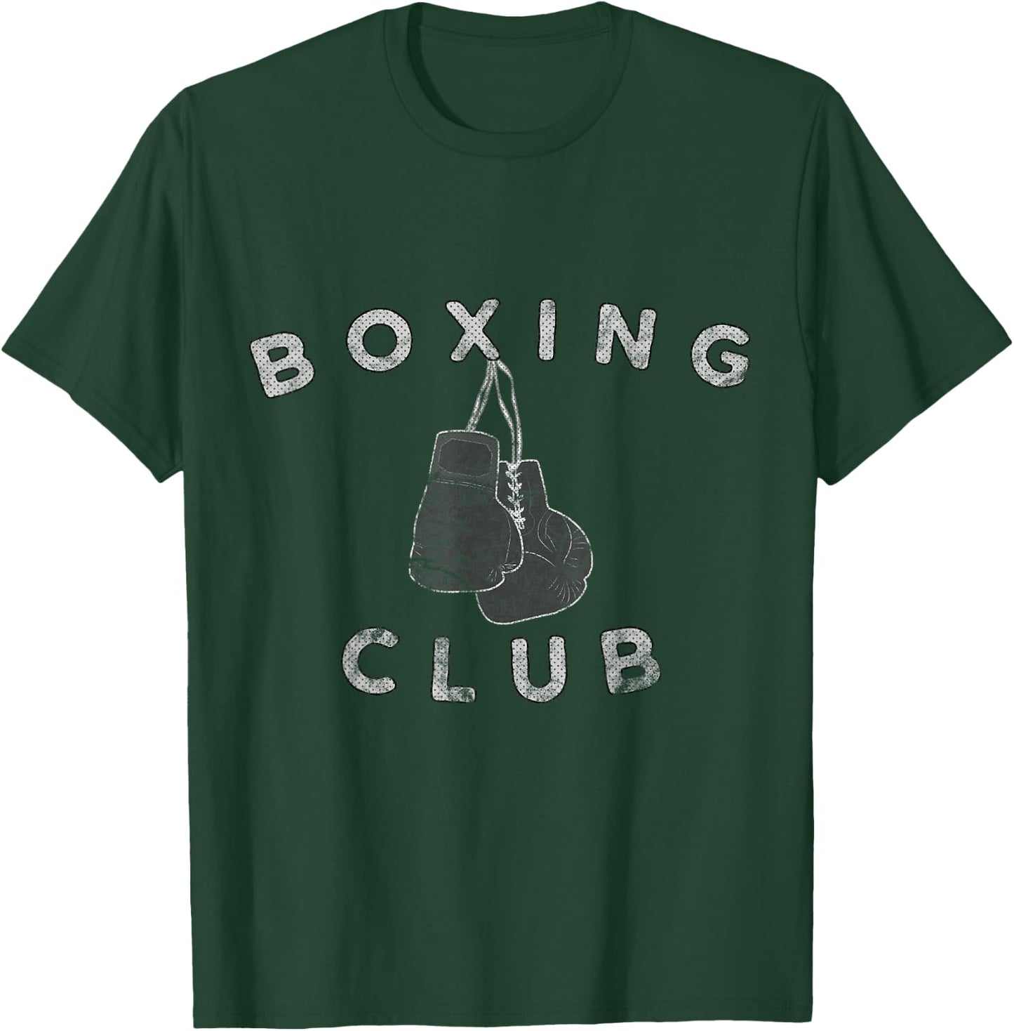 Boxing Club weathered Boxing Gloves T-Shirt - T-Shirt | Forest