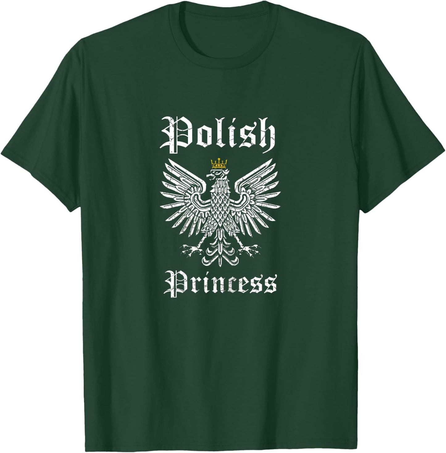 Polish Princess Girls Polska Pride Poland T-Shirt - T-Shirt | Forest