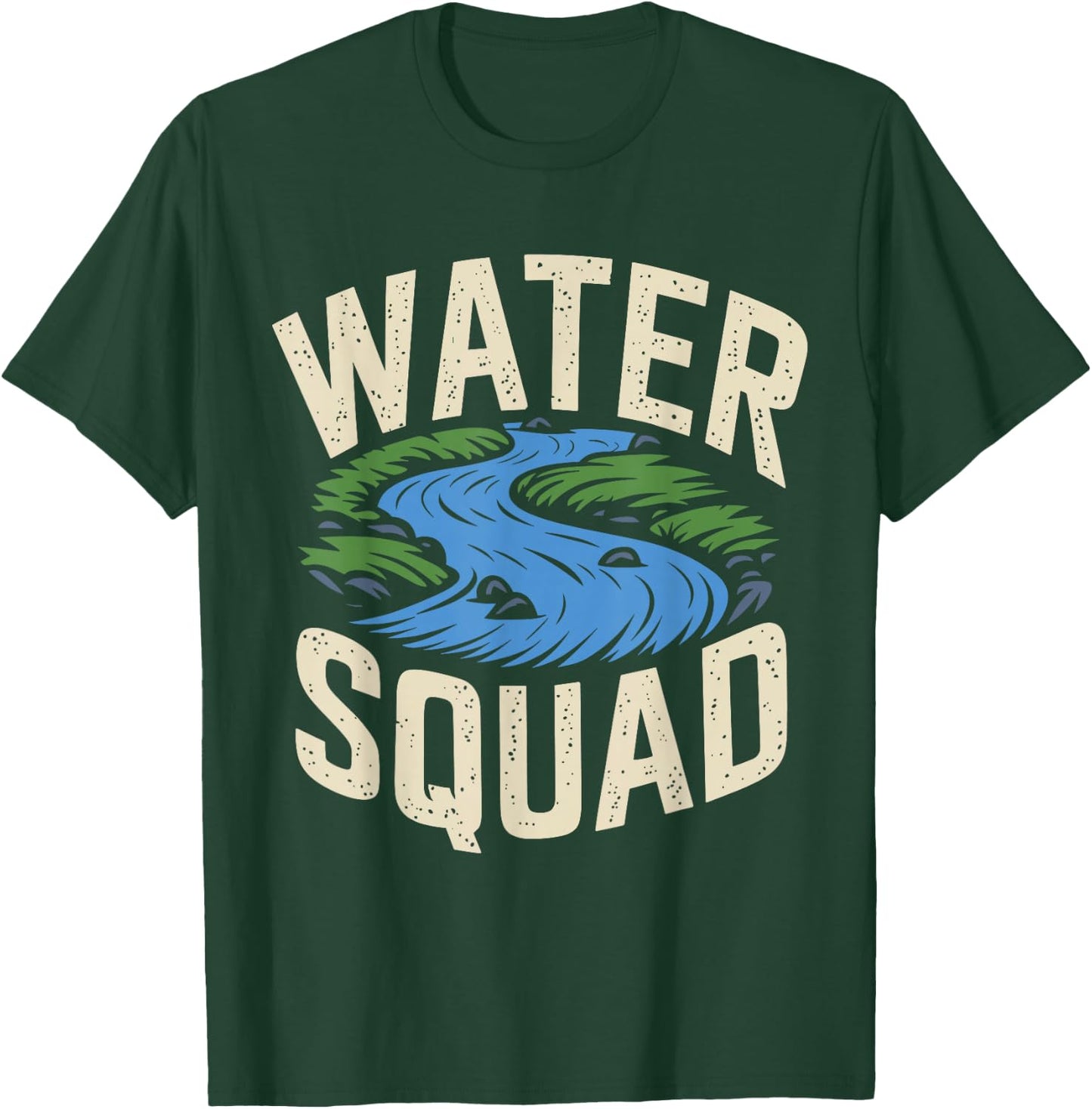 Groundwater Squad Resources Water - Watershed Hydrologist T-Shirt - T-Shirt | Forest
