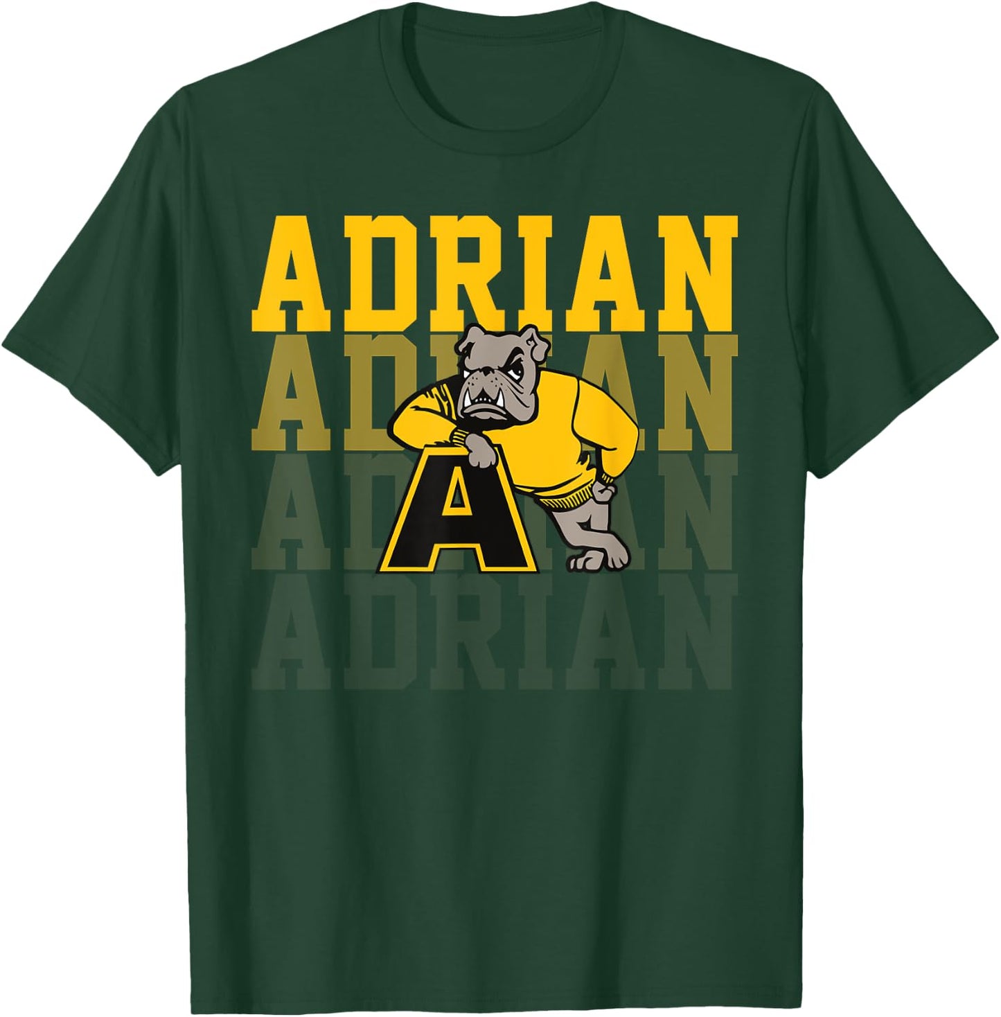 Adrian College Retro Vintage Design Women Boy Girl T-Shirt - T-Shirt | Forest