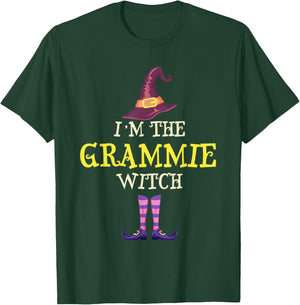 I'm The Grammie Witch Costume Halloween Funny Witchy T-Shirt - T-Shirt | Forest