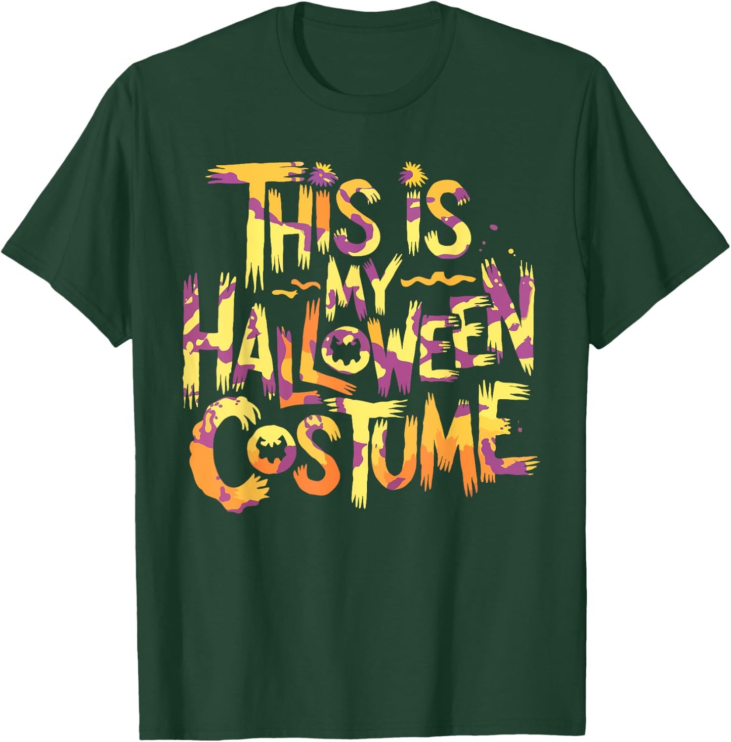 This Is My Halloween Costume Shirt Funny Last Minute Costume T-Shirt - T-Shirt | Forest