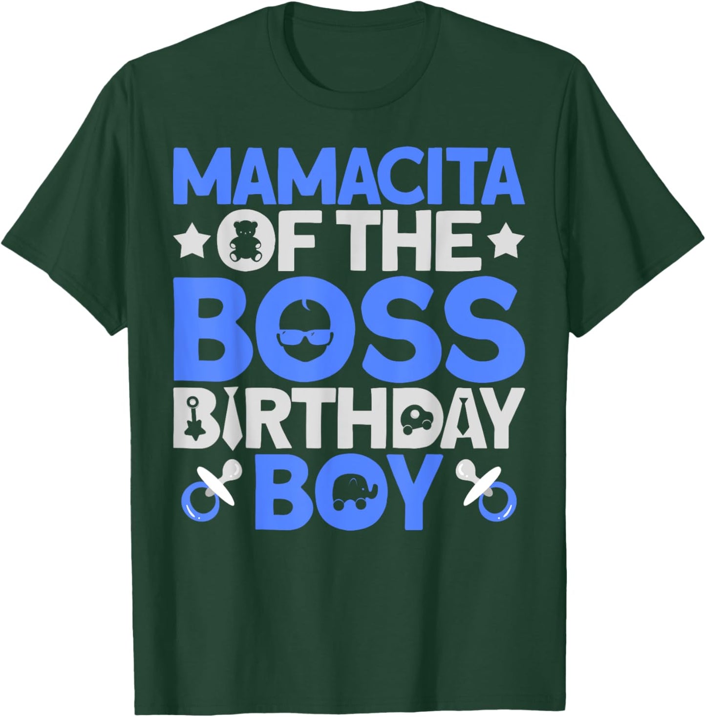 Mamacita Of The Boss Birthday Party Outfit Like A Boss T-Shirt - T-Shirt | Forest